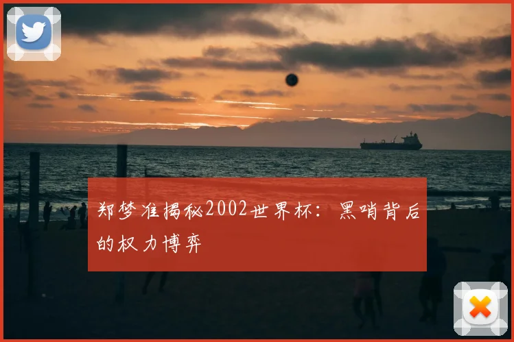 郑梦准揭秘2002世界杯：黑哨背后的权力博弈