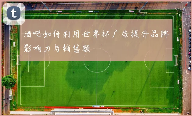 酒吧如何利用世界杯广告提升品牌影响力与销售额